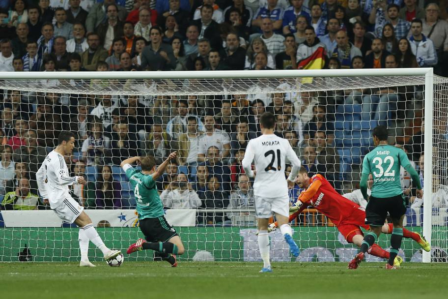 Dal dramma di Jes alla festa di Cristiano Ronaldo: ecco il gol dell&#39;1-0 al 21&#39;. Ap